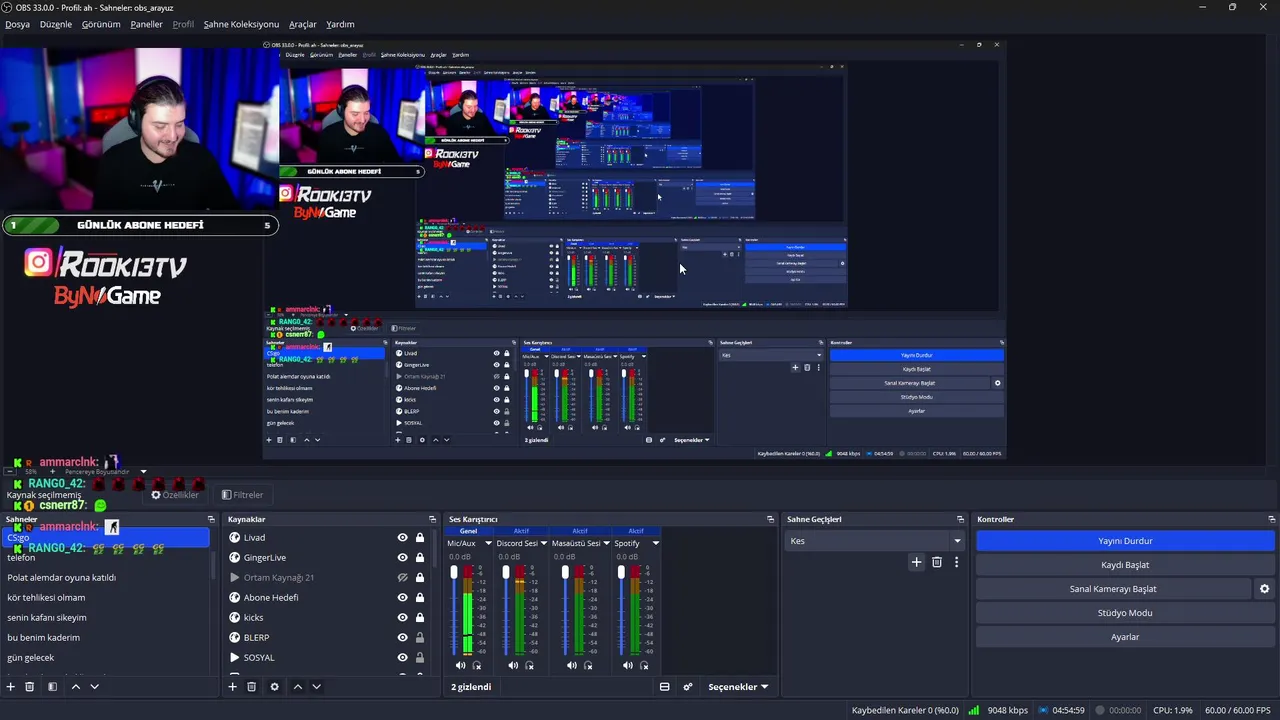 Rooki3tv live stream