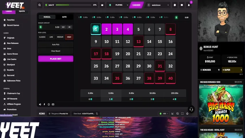 moose playing Slots & Casino - Live Casino Stream