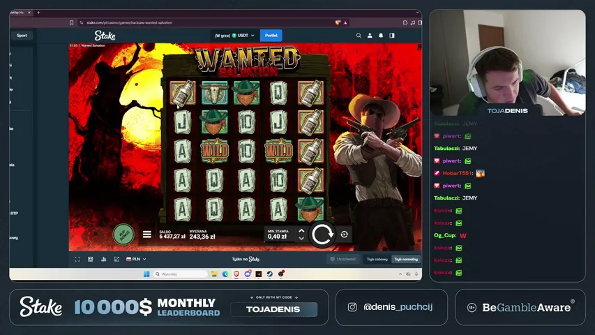 ToJaDenis playing Slots & Casino - Live Casino Stream