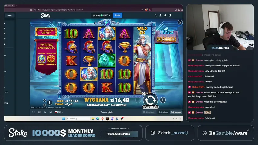 ToJaDenis playing Slots & Casino - Live Casino Stream