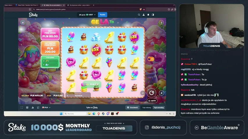 ToJaDenis playing Slots & Casino - Live Casino Stream