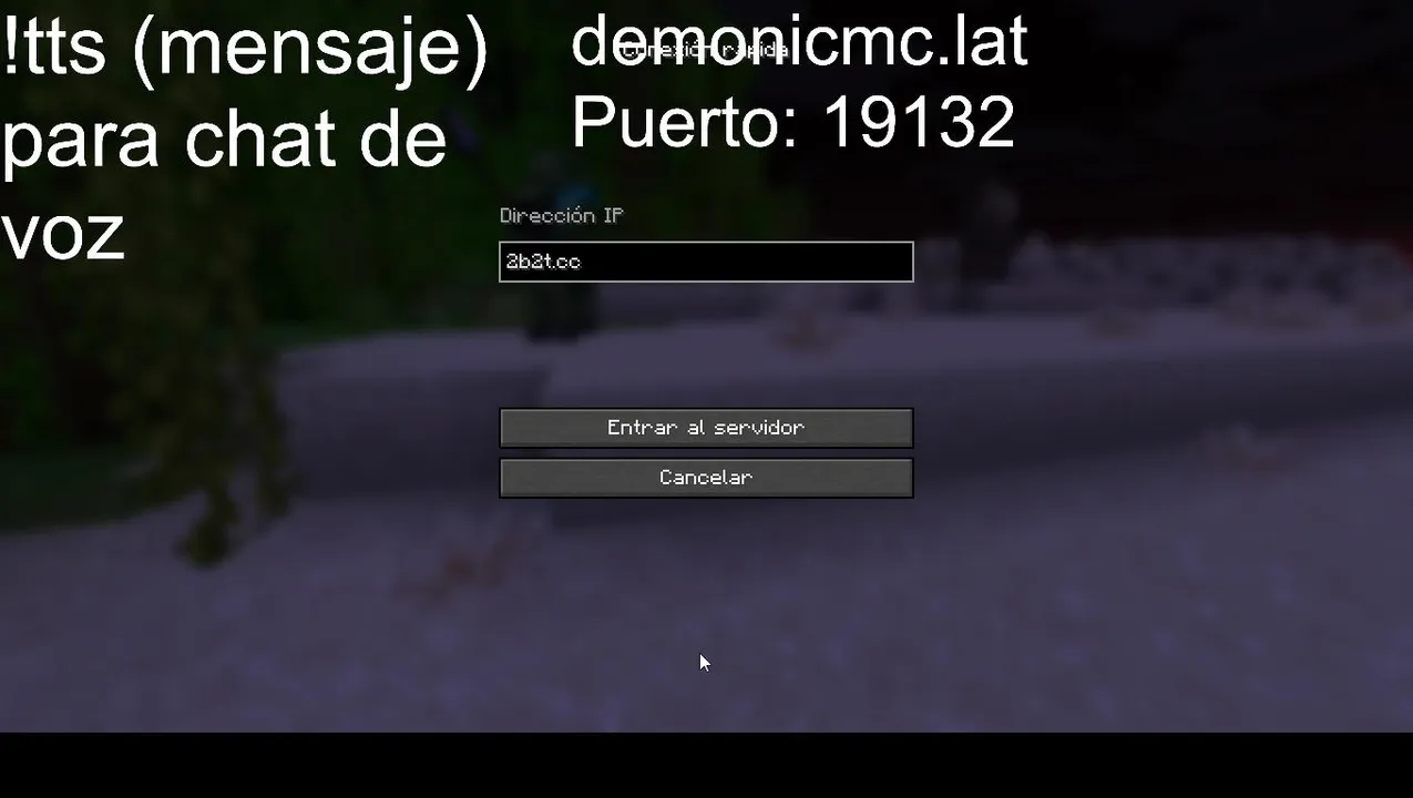 Jugando mi server DemonicMC.lat