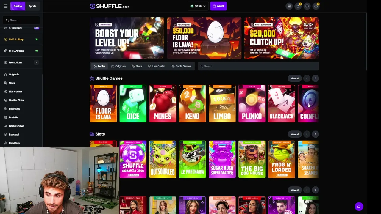 RINSING SHUFFLE FOR 1 MILLION! STARTING BALANCE 100K NEED TO WIN TODAY