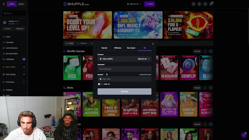 tjr playing Slots & Casino - Live Casino Stream