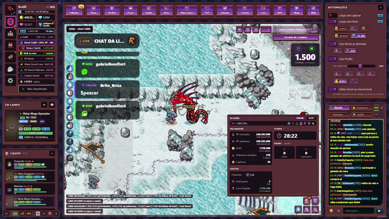 Rodil live stream