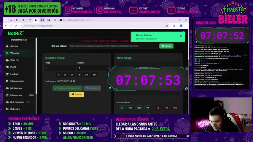 Anda esta cagada?? Comenzamos con un poco de Timbita... 2do EXTENSIBLE DEL CANAL ❤️‍🔥🃏 DÍA 1 | 1 año como streamer 🥳  !ds !ig !clips
