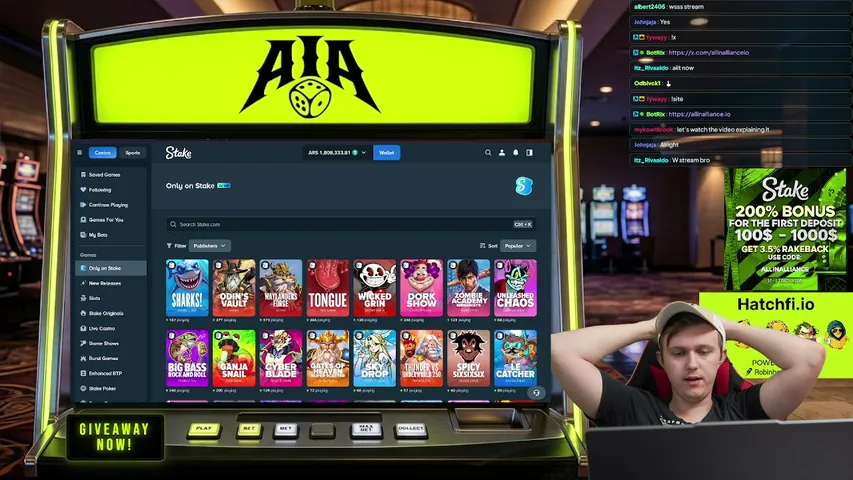 allinalliance playing Slots & Casino - Live Casino Stream