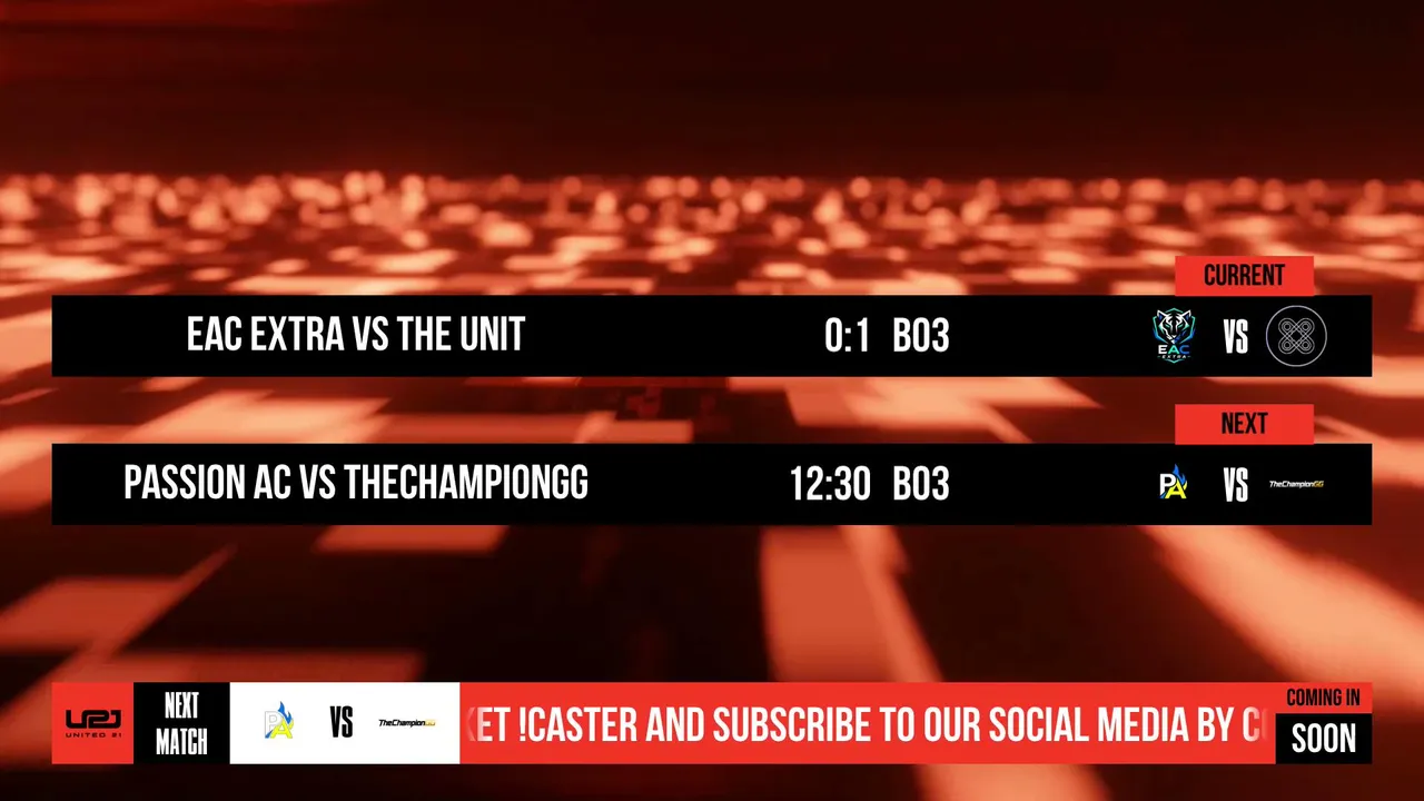 United21 Season 56︙Play off︙EAC EXTRA vs THE UNIT︙BO3 🎙️ @mett_cs