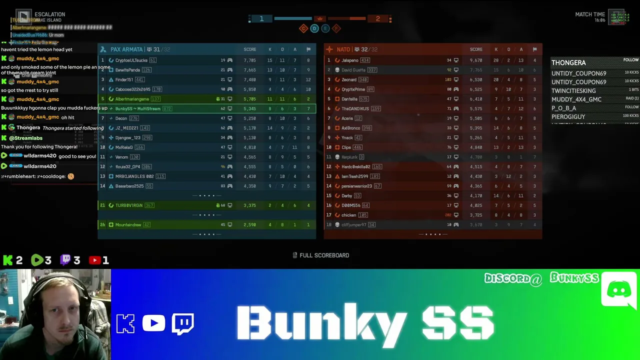 Bunkyss live