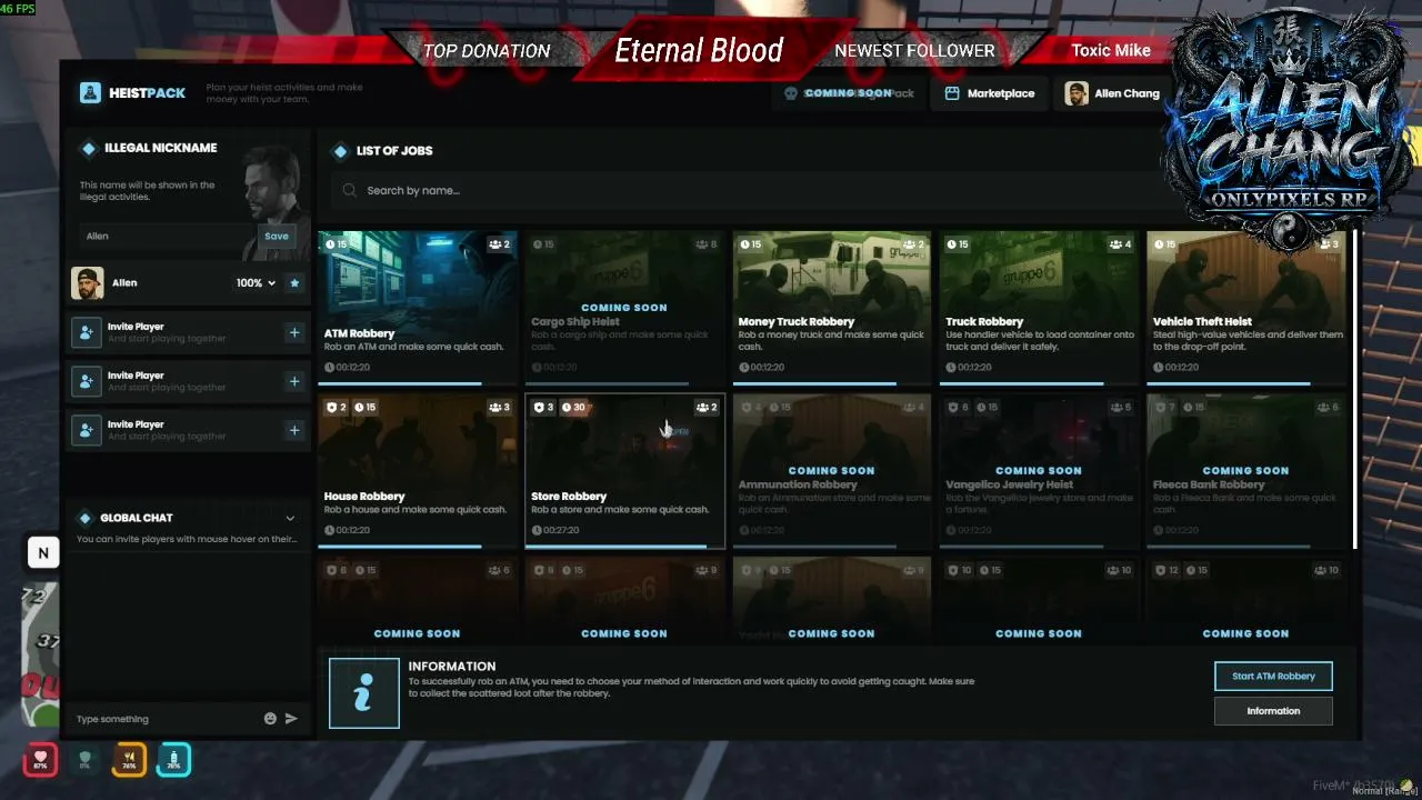 EternalBloodlines live stream