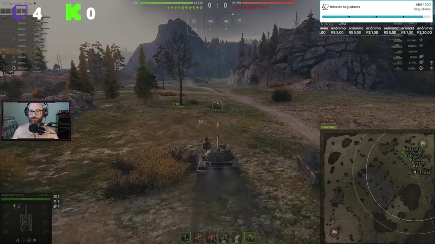 🔹 TERÇA

🚨 TERÇA | 🎁 DROPS ATIVOS
Lag estranho, mira torta e time desaparecendo no mapa 💀
WoT ao vivo, cola aí!