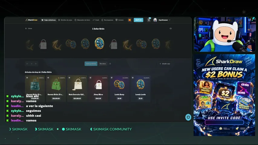 skimask00 playing Slots & Casino - Live Casino Stream