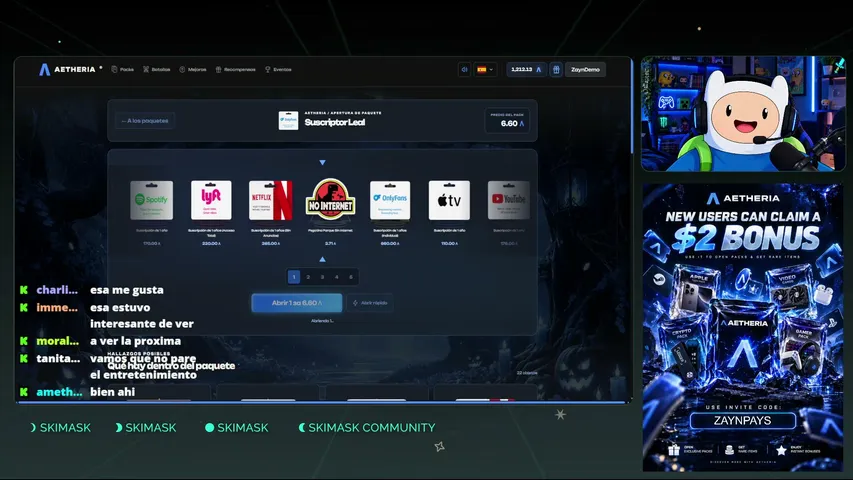 skimask00 playing Slots & Casino - Live Casino Stream