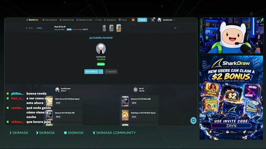 skimask00 playing Slots & Casino - Live Casino Stream