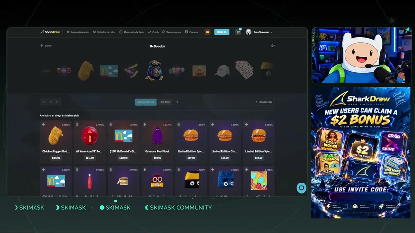 skimask00 playing Slots & Casino - Live Casino Stream