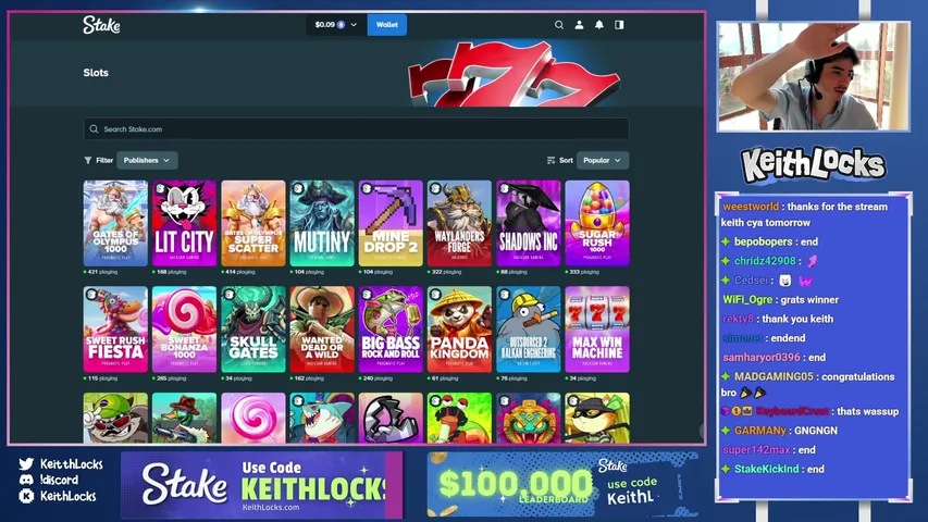 keithlocks playing Slots & Casino - Live Casino Stream