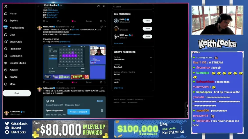 keithlocks playing Slots & Casino - Live Casino Stream