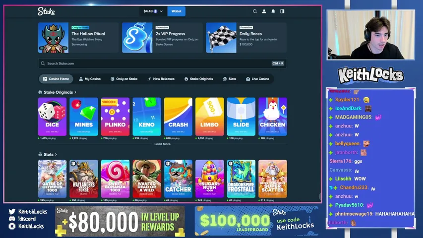keithlocks playing Slots & Casino - Live Casino Stream