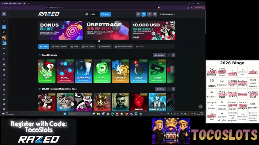 tocoslots playing Slots & Casino - Live Casino Stream