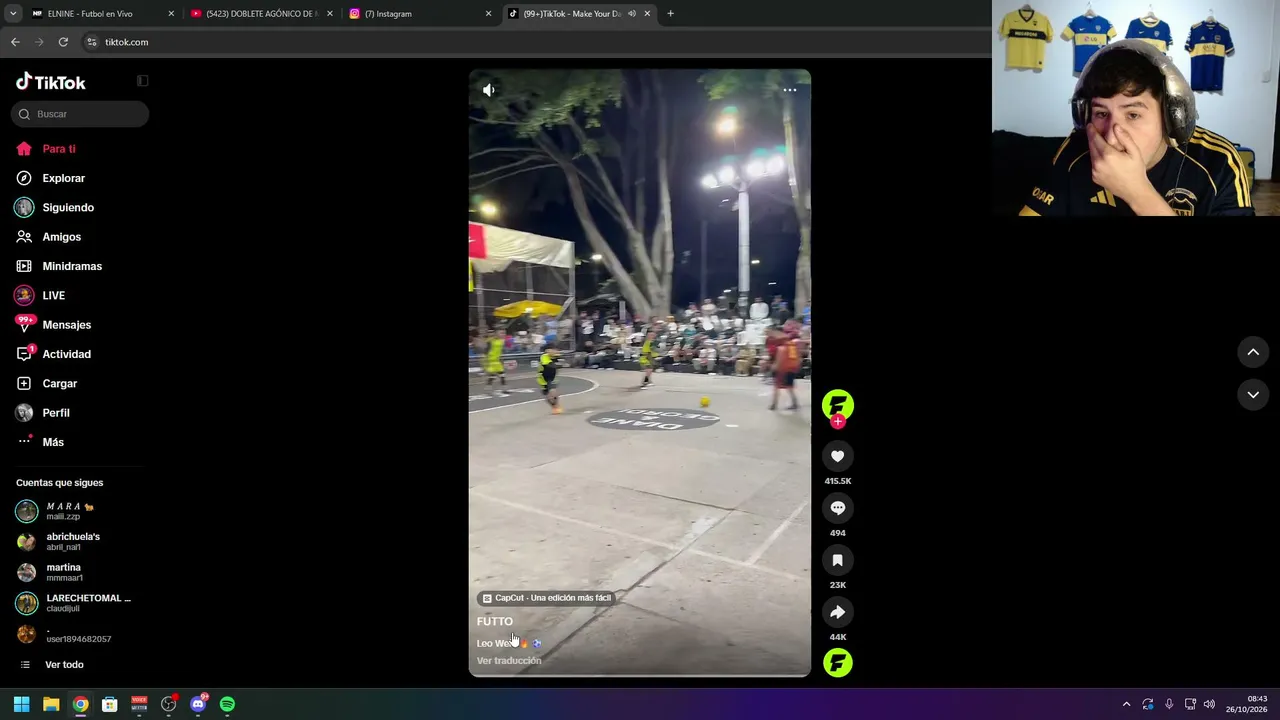 Tinubii — GANO BOCAA, ANALIZAMOS PARTIDOS DE LA FECHA | DIA 9 MEJORANDO EN CS JUGANDO CON EL CHAT| PASATEEE