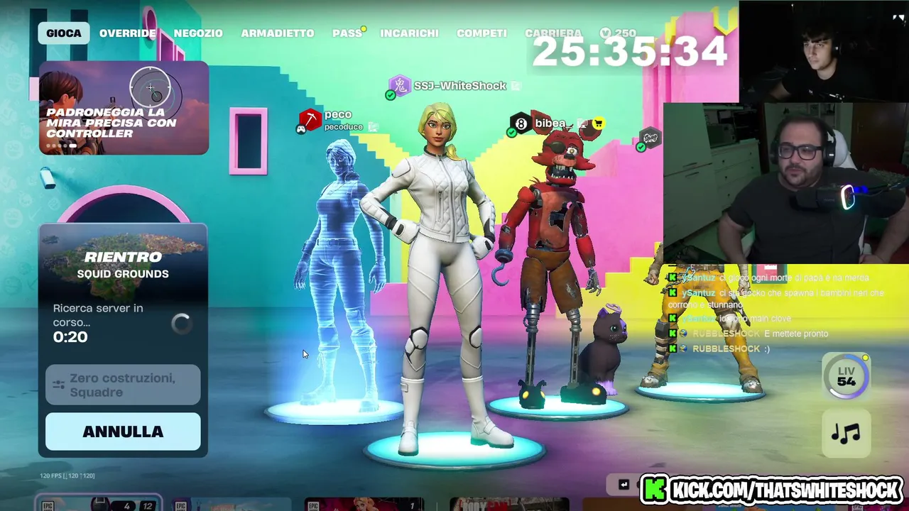 ThatsWhiteShock live