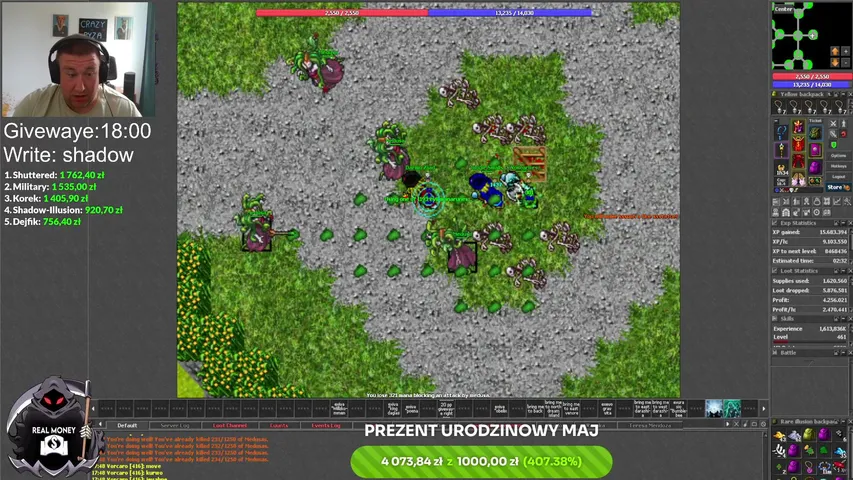 Shadow-Illusion !! TOP 2 DRUID !!! GIVEAWAYE EVRY 30 MIN - !Rearmonia!donate!discord