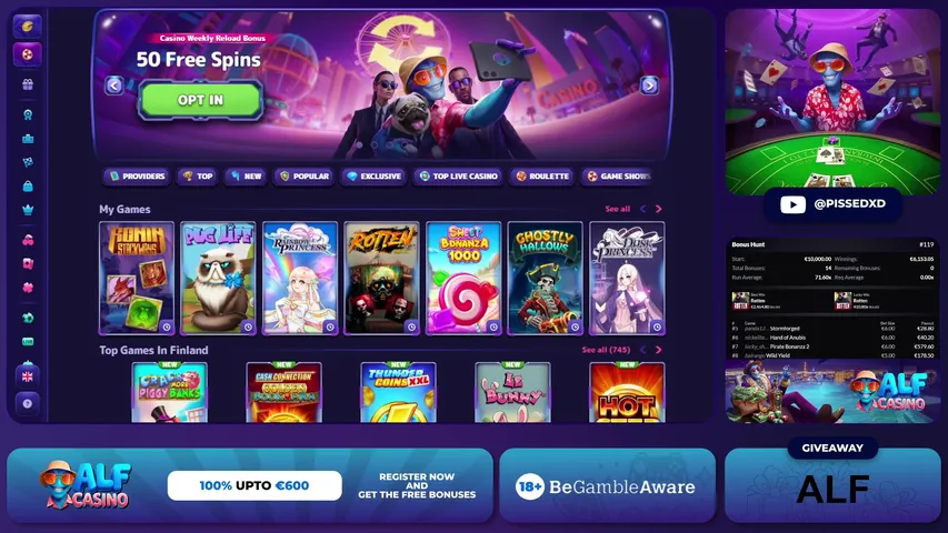 €10.000 BONUS HUNT ON NEW CASINO +18 with @whitejackie1 | !alf | !vpn | !discord
