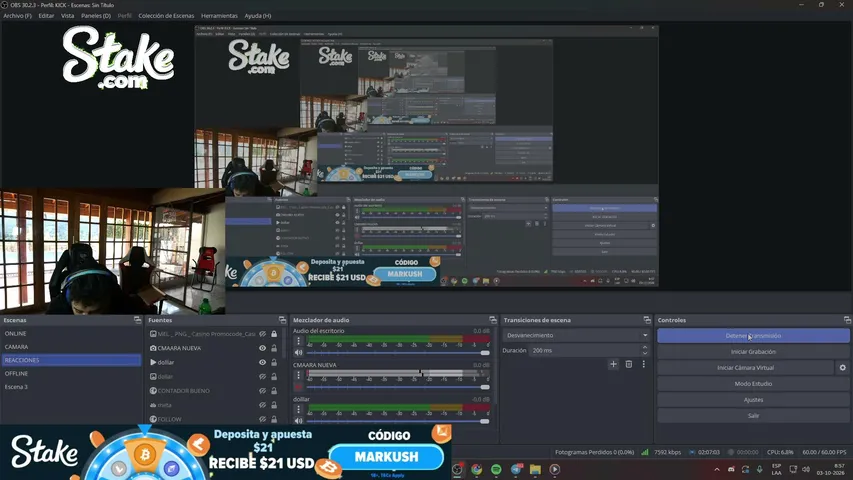 markushdlfr playing Slots & Casino - Live Casino Stream