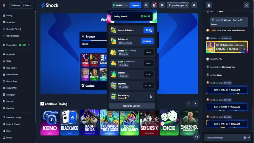 definitelyyam playing Slots & Casino - Live Casino Stream