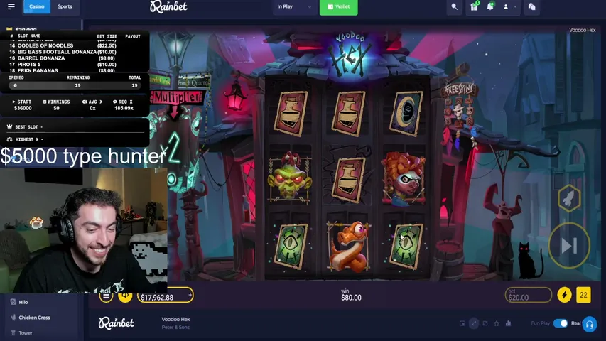 wittydean playing Slots & Casino - Live Casino Stream