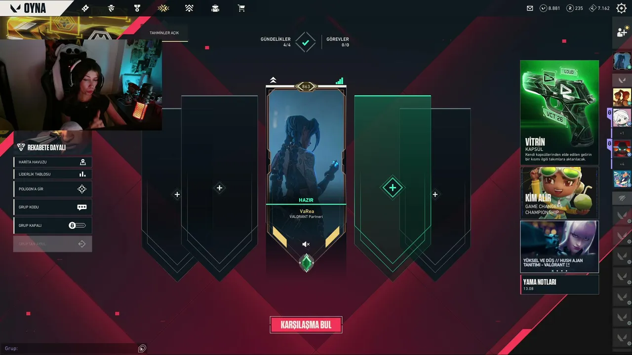 VaRea live stream