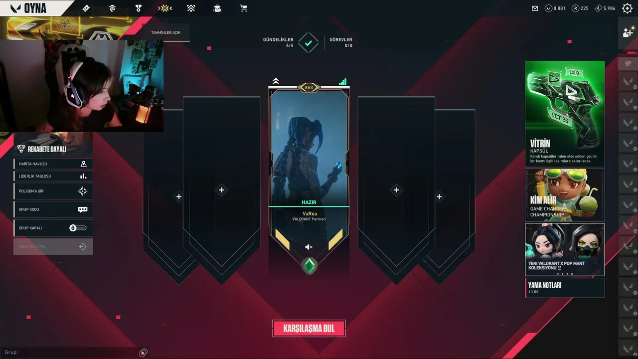 VaRea live stream