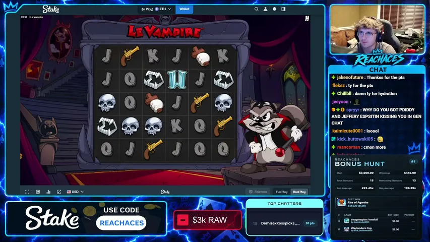 ReachAces playing Slots & Casino - Live Casino Stream