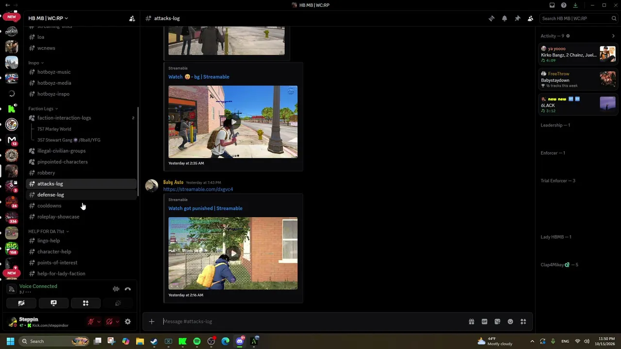 steppindior live stream