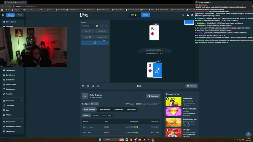 cuffem playing Slots & Casino - Live Casino Stream