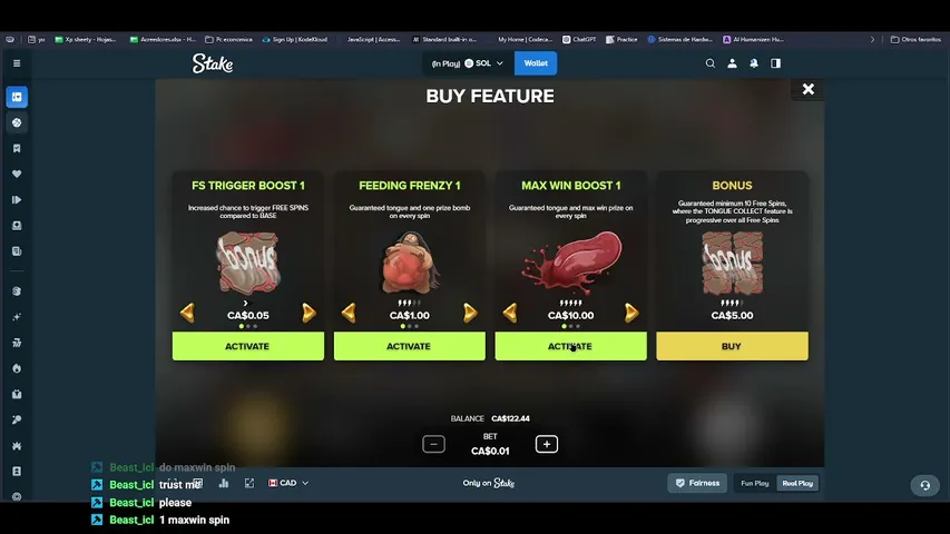 tung-tung-tung-brandon playing Slots & Casino - Live Casino Stream