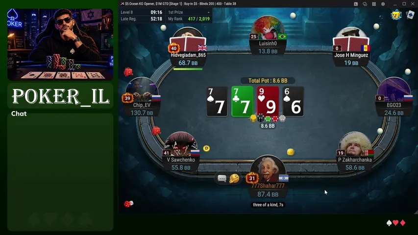 poker-il playing Poker - Live Casino Stream