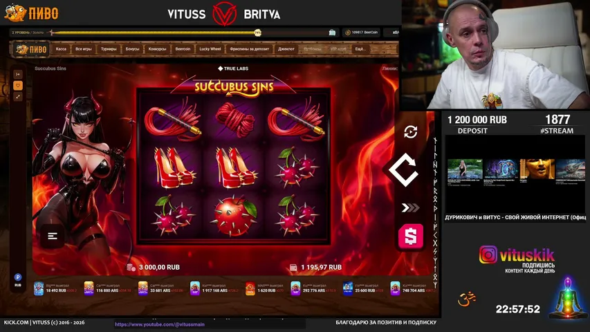 vituss playing Slots & Casino - Live Casino Stream