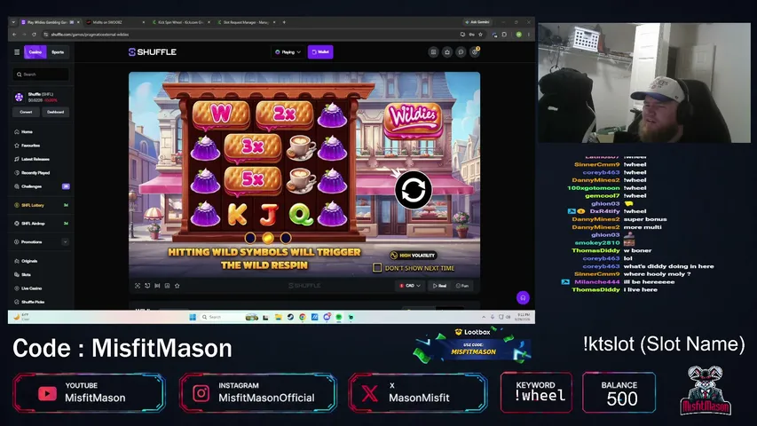 misfitmason playing Slots & Casino - Live Casino Stream