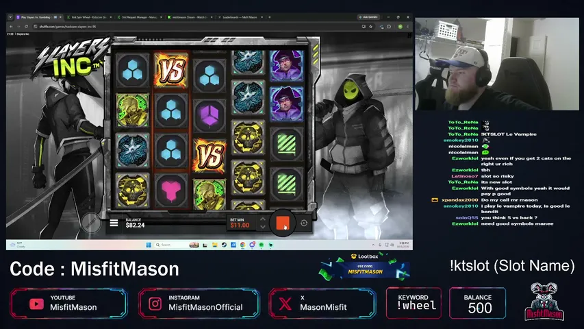 misfitmason playing Slots & Casino - Live Casino Stream