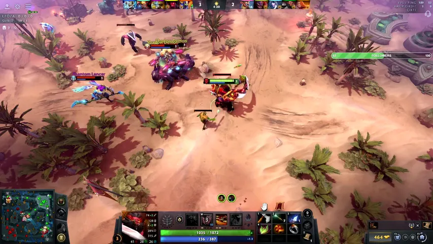 Dota2-low mmr invoker gameplay