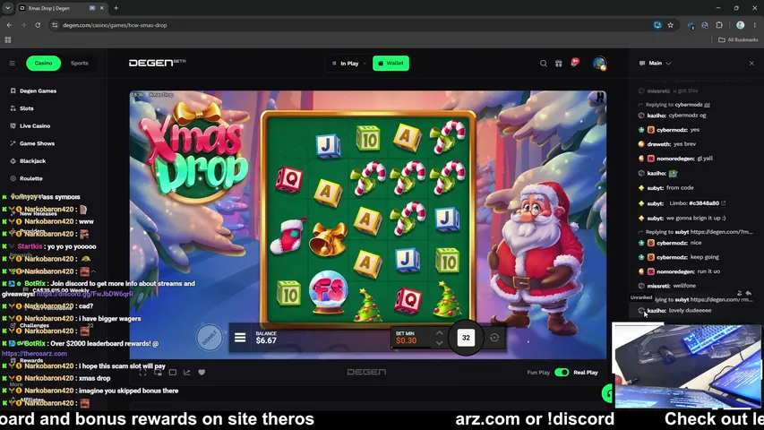 therosarz playing Slots & Casino - Live Casino Stream