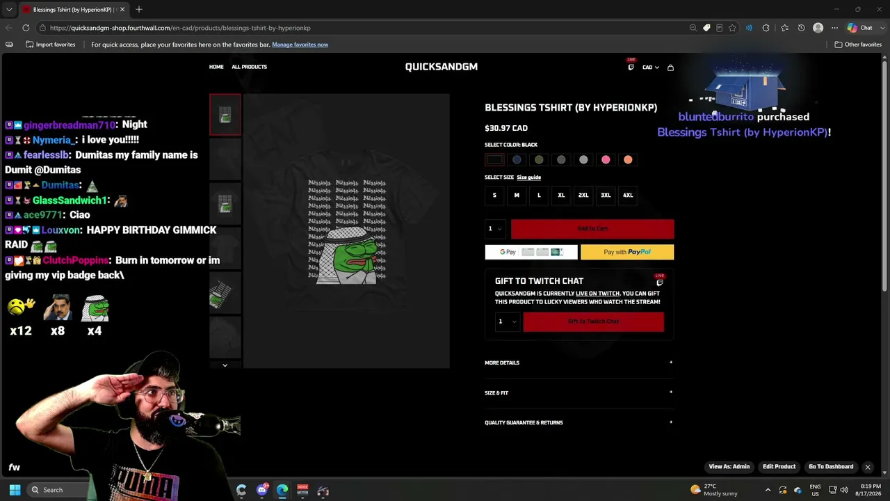 QuicksandGM live