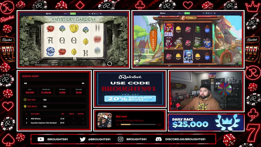 Broughts91 playing Slots & Casino - Live Casino Stream