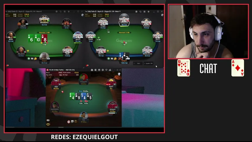 Ezegout playing Poker - Live Casino Stream