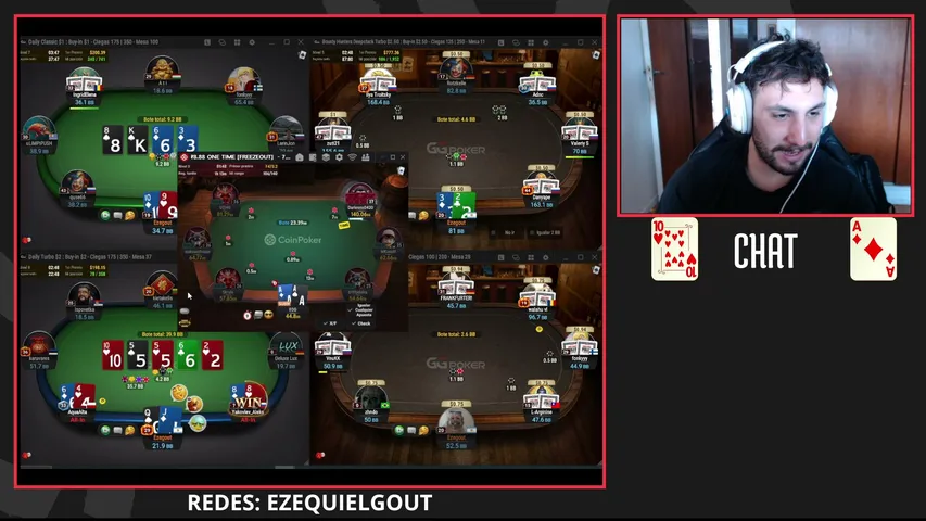 Ezegout playing Poker - Live Casino Stream