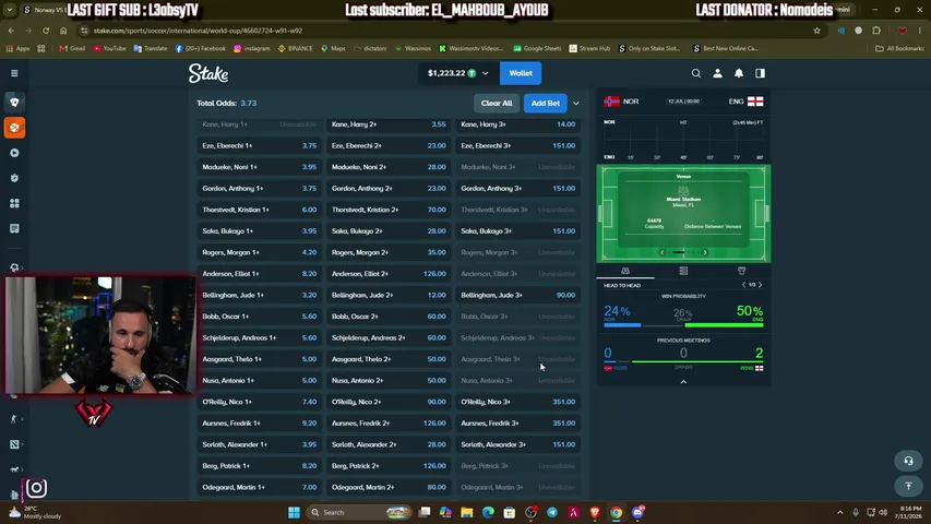 wassimostv playing Slots & Casino - Live Casino Stream