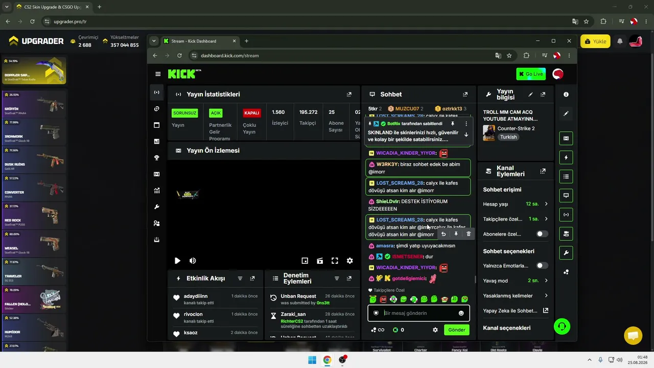 TROLL MM CAM ACQ YOUTUBE ATMAYINN !skinland !nesine !upg