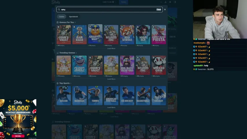 nick3l playing Slots & Casino - Live Casino Stream