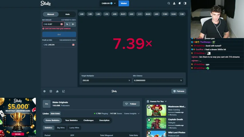 nick3l playing Slots & Casino - Live Casino Stream